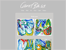 Tablet Screenshot of carolbassart.com